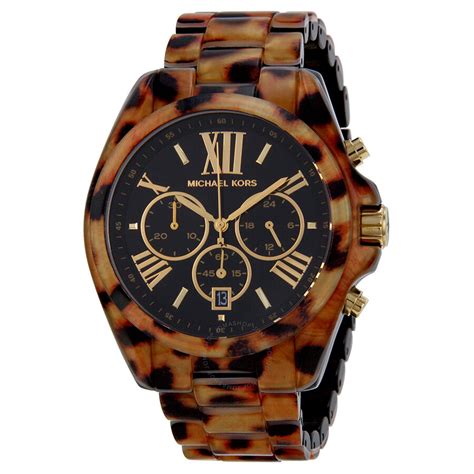 Michael Kors Tortoise Shell Watch 